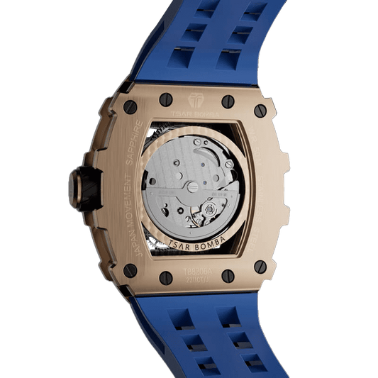 TSAR BOMBA Elemental-TB8206A Men's Tonneau Automatic Sport Watch