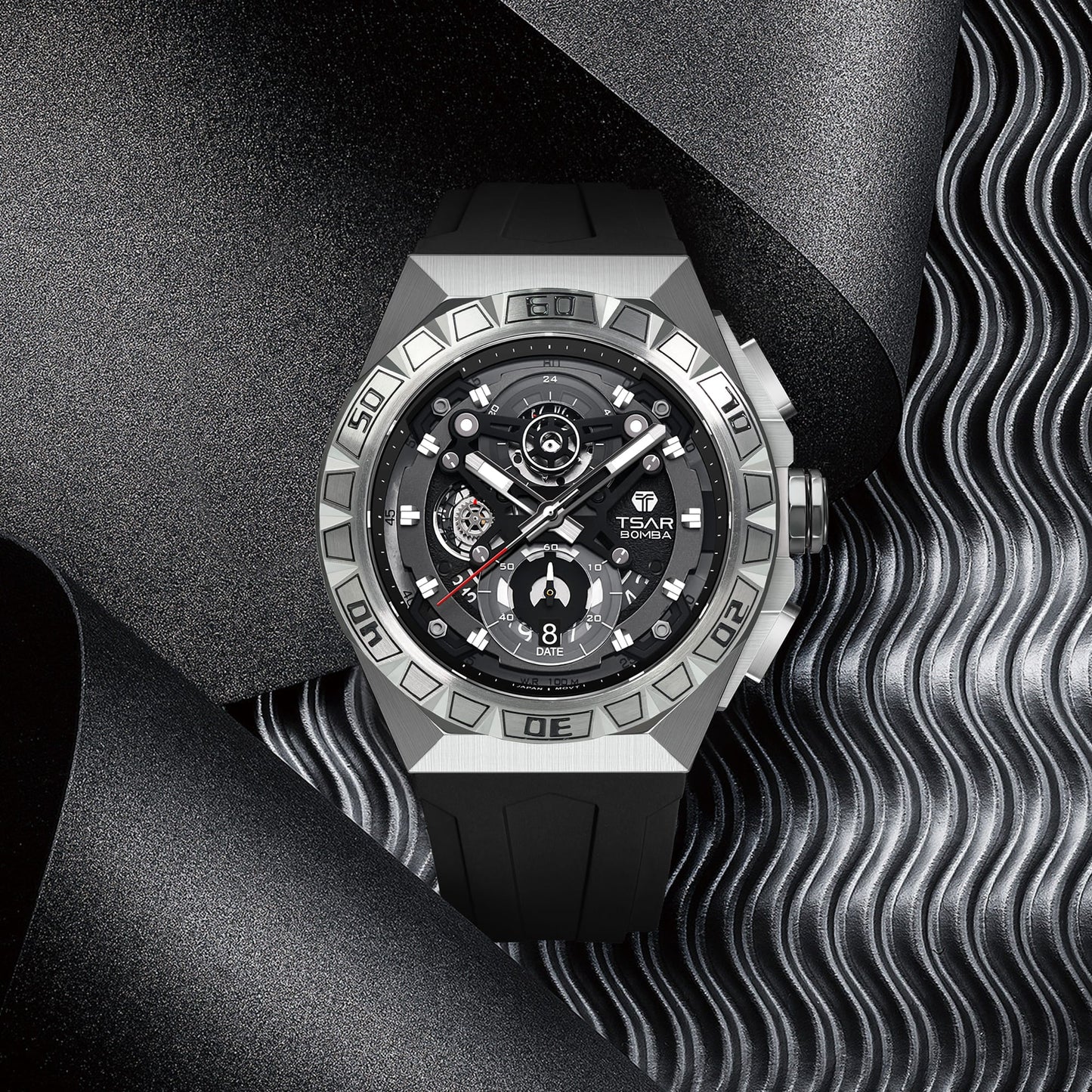 TSAR BOMBA Elemental TB8806Q Quartz Watch