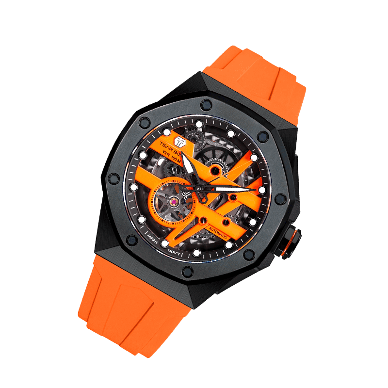 Tsarbomba TB8803A Automatic Skeleton Sports Watch