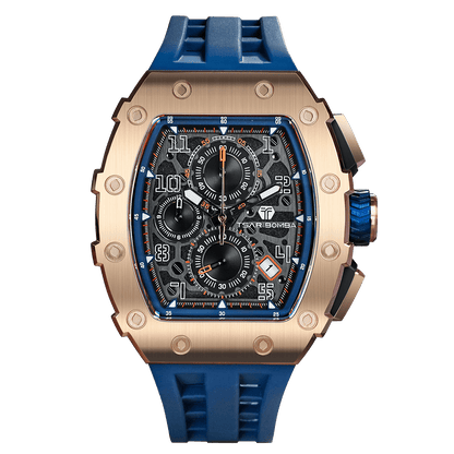 Tsarbomba Elemental TB8204Q Stainless Steel Quartz Chronograph Watch