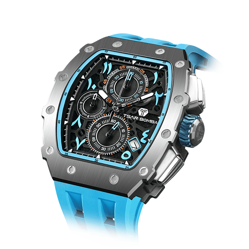 Tsarbomba Elemental TB8204Q Stainless Steel Quartz Chronograph Watch