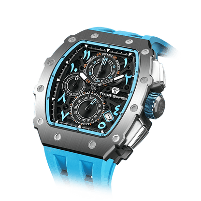 Tsarbomba Elemental TB8204Q Stainless Steel Quartz Chronograph Watch