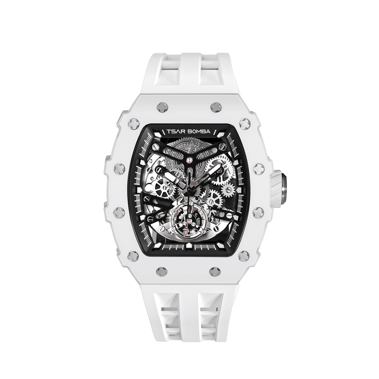 Tsarbomba Elemental TB8208C Men's Automatic Luxury Ceramic Wristwatch