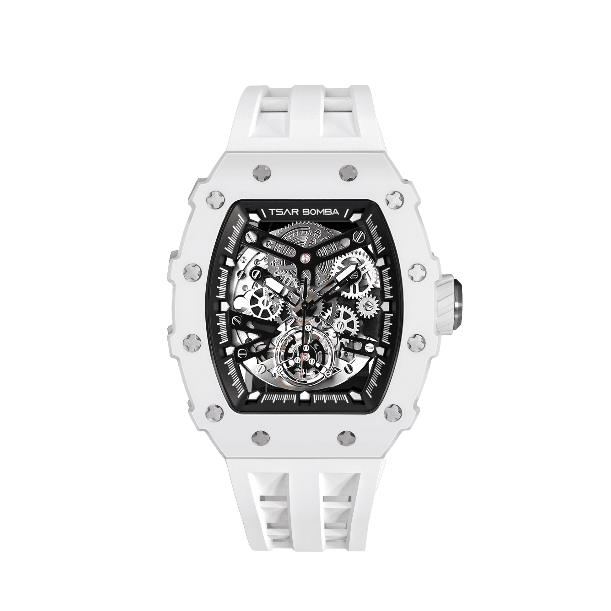 Tsarbomba Elemental TB8208C Men's Automatic Luxury Ceramic Wristwatch