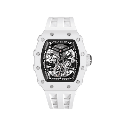 Tsarbomba Elemental TB8208C Men's Automatic Luxury Ceramic Wristwatch