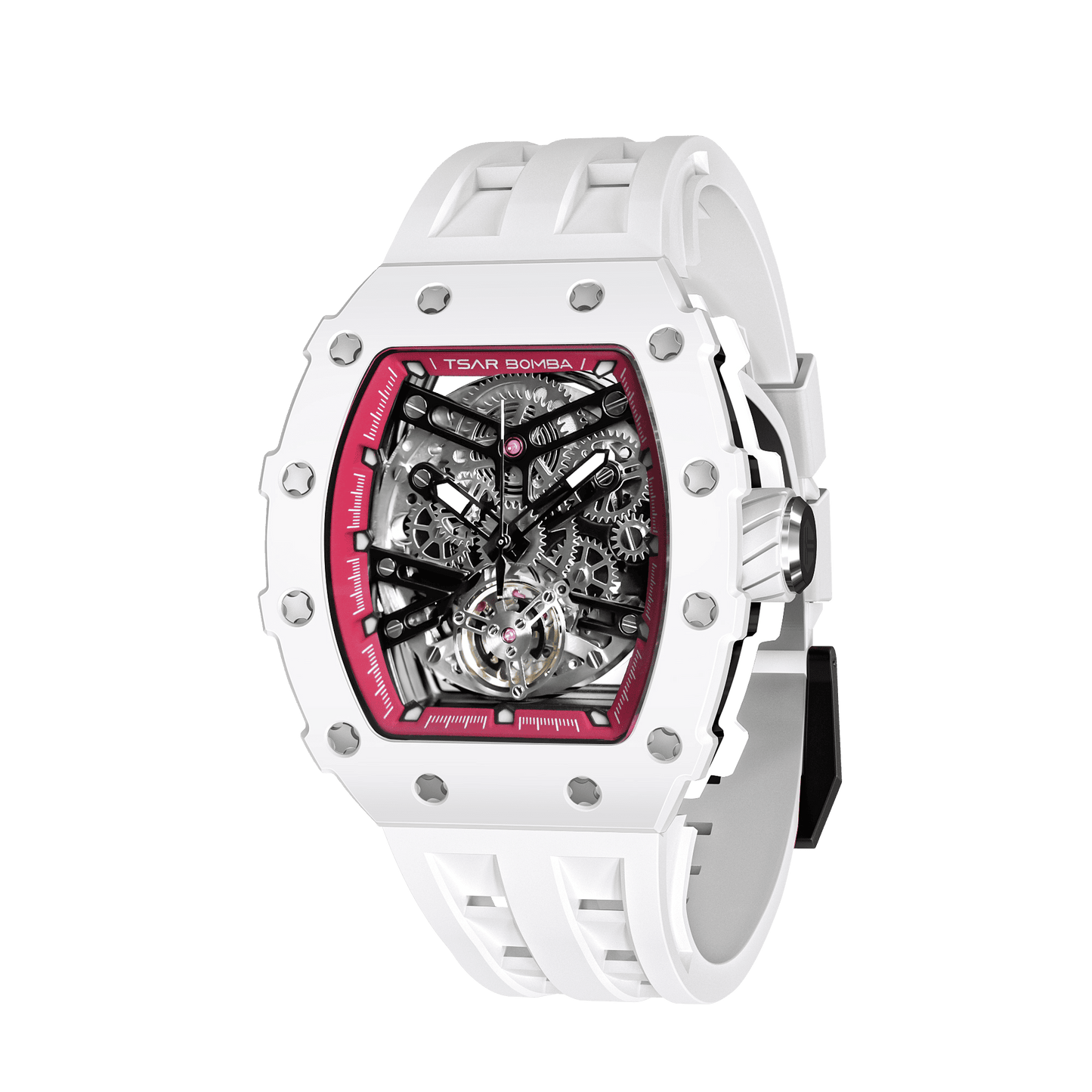 Tsarbomba Elemental TB8208C Men's Automatic Luxury Ceramic Wristwatch