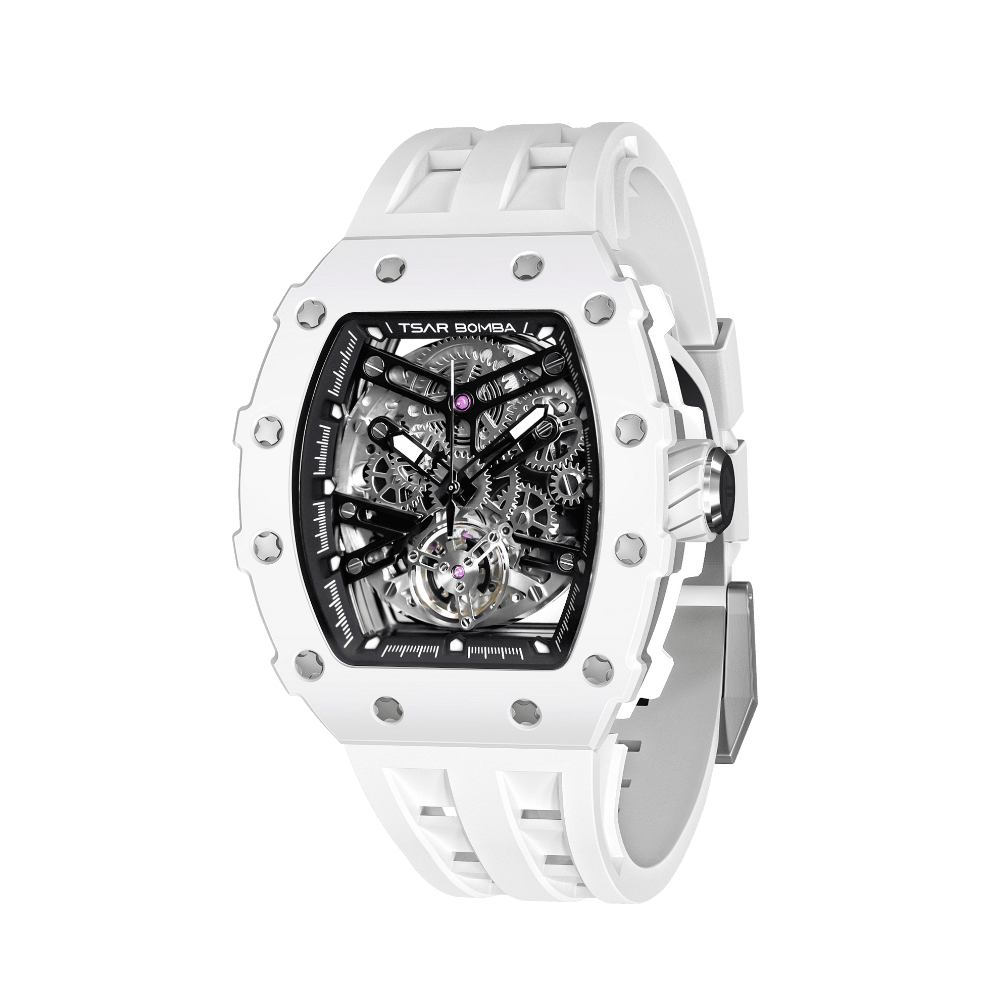 Tsarbomba Elemental TB8208C Men's Automatic Luxury Ceramic Wristwatch