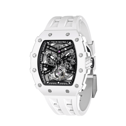 Tsarbomba Elemental TB8208C Men's Automatic Luxury Ceramic Wristwatch