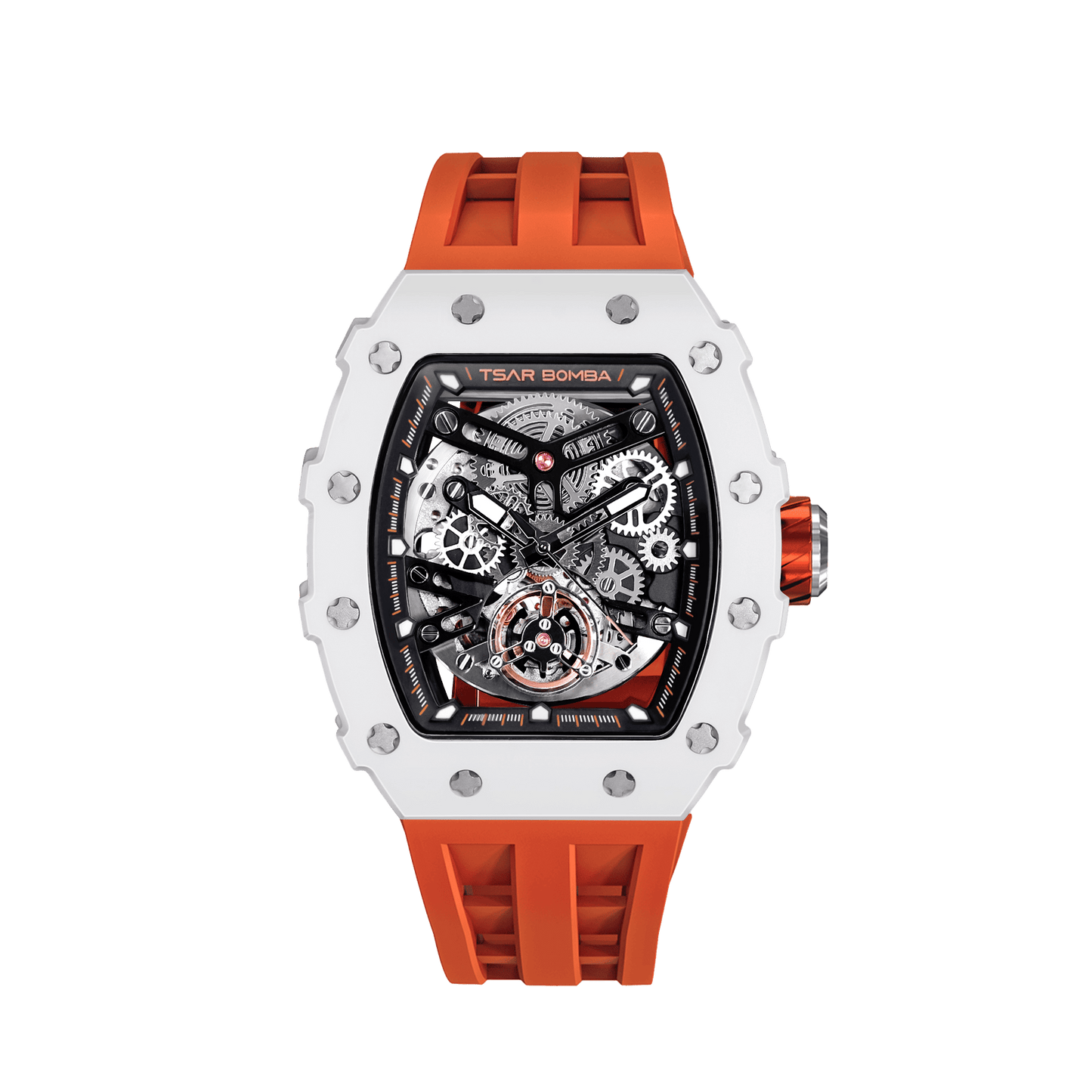 Tsarbomba Elemental TB8208C Men's Automatic Luxury Ceramic Wristwatch