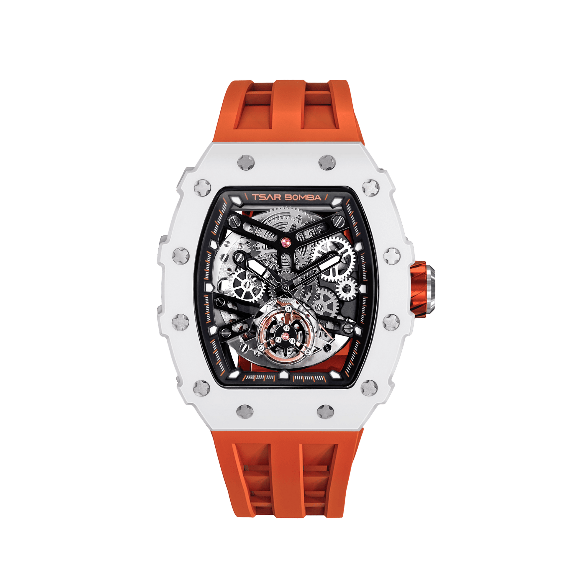 Tsarbomba Elemental TB8208C Men's Automatic Luxury Ceramic Wristwatch