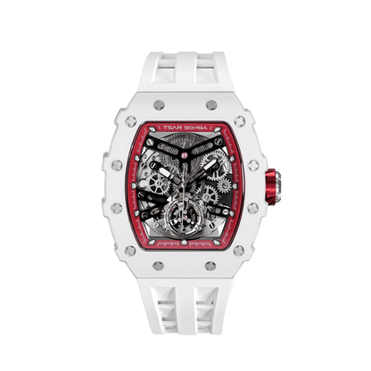 Tsarbomba Elemental TB8208C Men's Automatic Luxury Ceramic Wristwatch