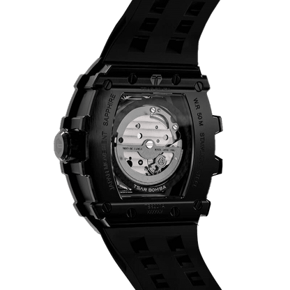 TSAR BOMBA Elemental TB8207A Men's Automatic Tonneau Wrist Watch