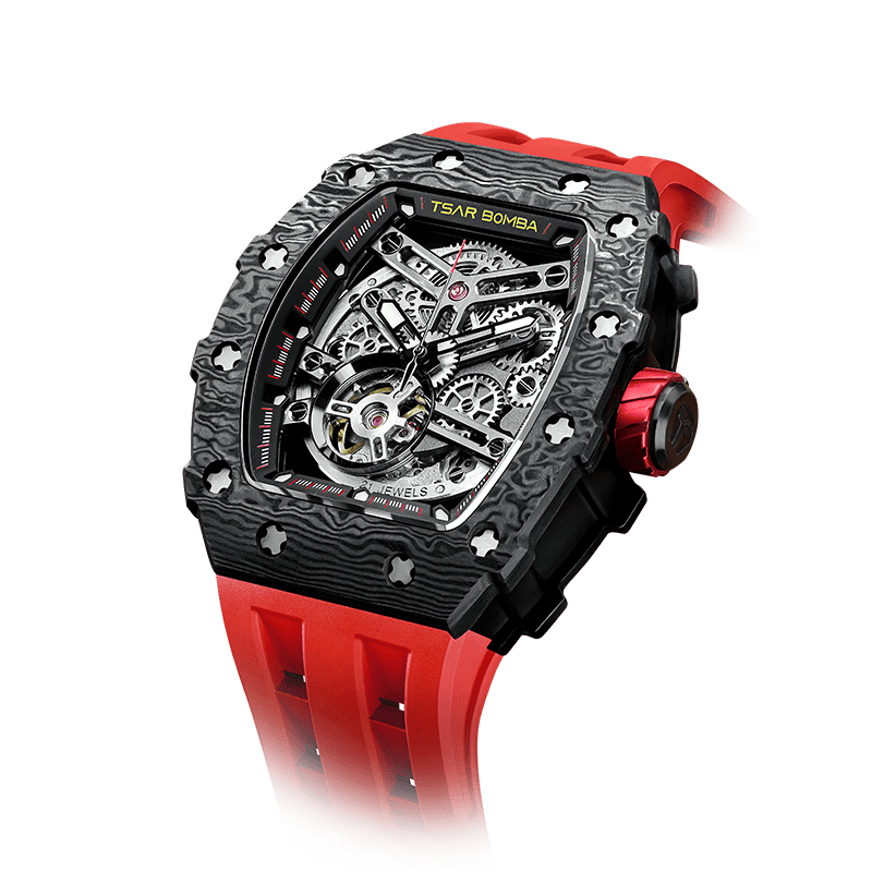 Tsarbomba Elemental TB8208CF Carbon Fiber Automatic Men's Watch