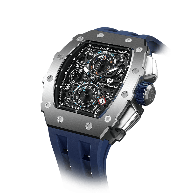 Tsar Bomba Elemental TB8204Q Quartz Watch Stainless Steel Case