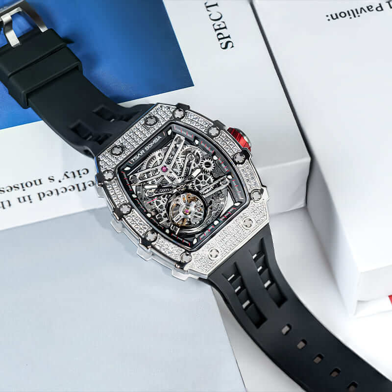 Tsarbomba TB8208D Automatic Watch Cubic Zirconia