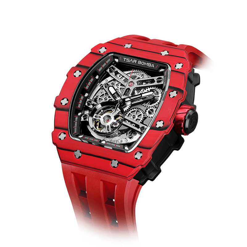 TSAR BOMBA TB8208CF Carbon Fiber Automatic Mechanical Watch