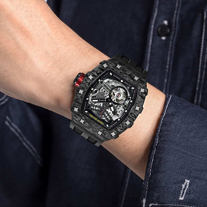 TSAR BOMBA TB8208CF Elemental Automatic Watch Carbon Fiber