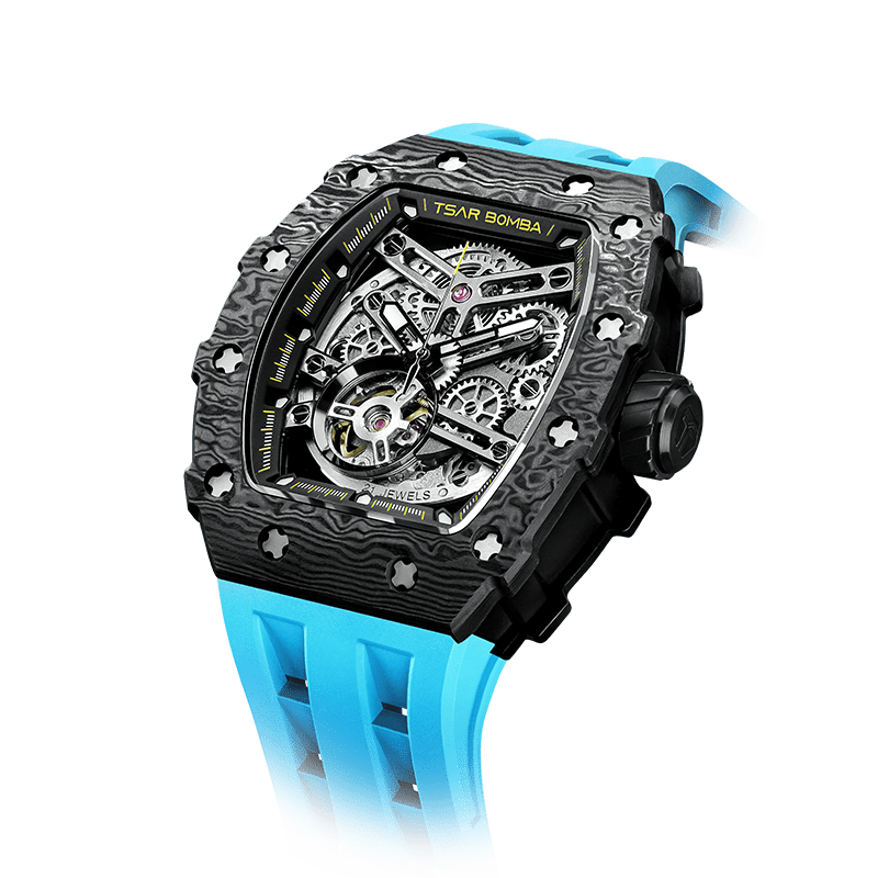 TSAR BOMBA TB8208CF Carbon Fiber Automatic Mechanical Watch
