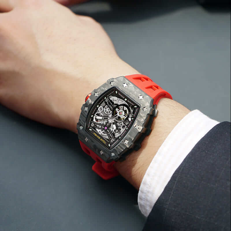Tsarbomba Elemental TB8208CF Carbon Fiber Automatic Men's Watch