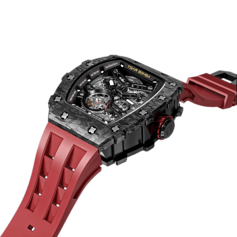 Tsarbomba Elemental TB8208CF Carbon Fiber Automatic Men's Watch