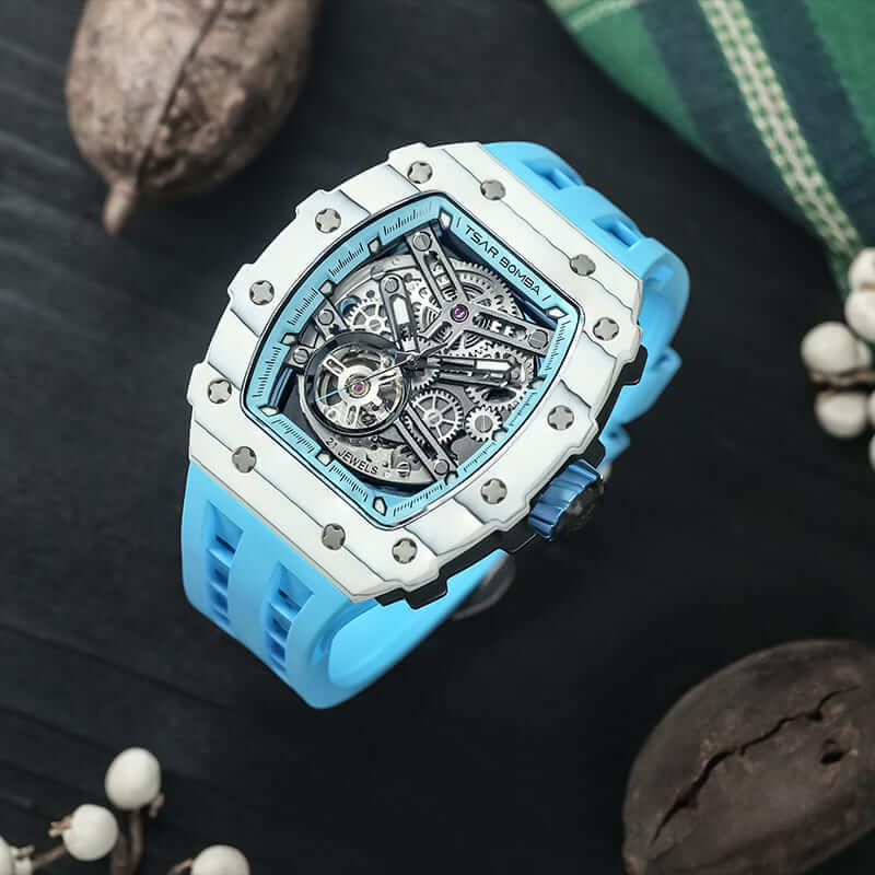 TSAR BOMBA TB8208CF Elemental Automatic Watch Carbon Fiber