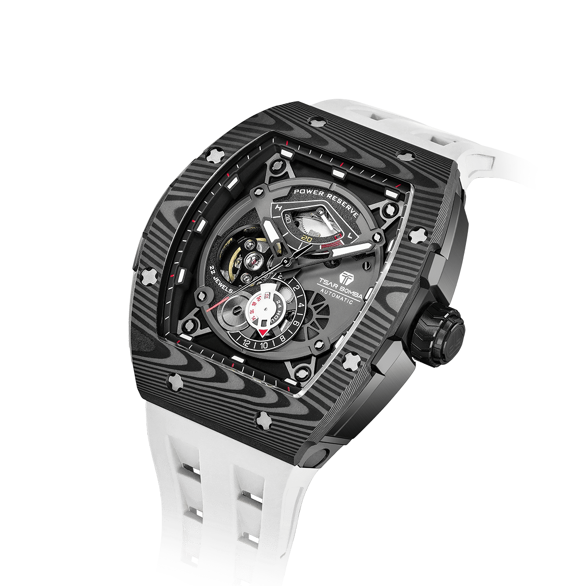 Tsarbomba Elemental TB8210CF Mechanical Carbon Fiber Watch