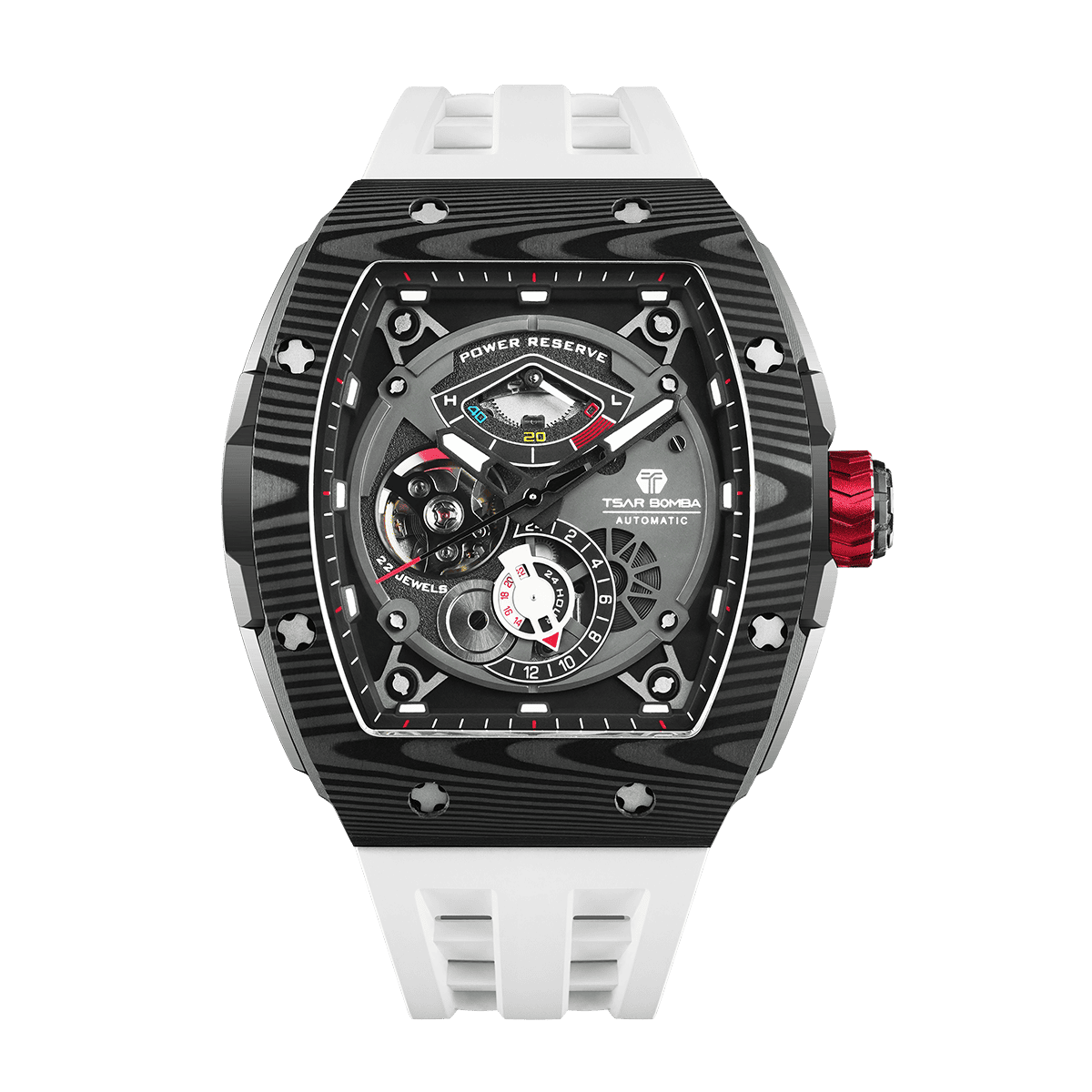 Tsarbomba Elemental TB8210CF Mechanical Carbon Fiber Watch