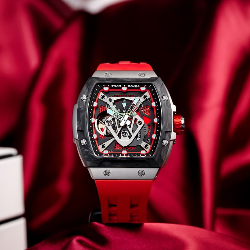 TSAR BOMBA Neutron TB8216 Automatic Watch Carbon Fiber