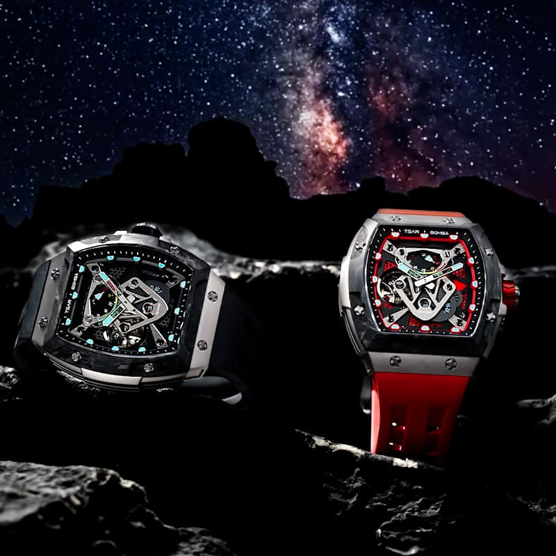 TSAR BOMBA Neutron TB8216 Automatic Watch Carbon Fiber