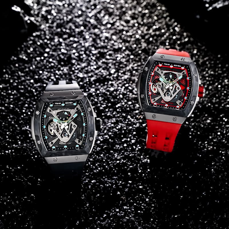 TSAR BOMBA Neutron TB8216 Automatic Watch Carbon Fiber
