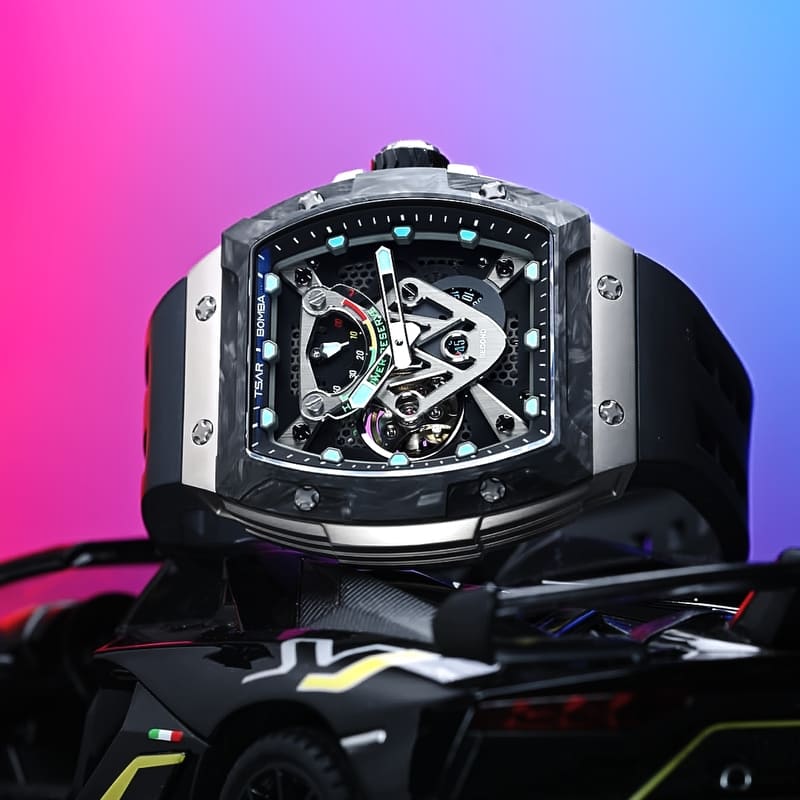 TSAR BOMBA Neutron TB8216 Automatic Watch Carbon Fiber