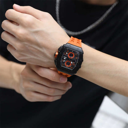 Tsar Bomba Elemental TB8204Q Quartz Watch Stainless Steel Case