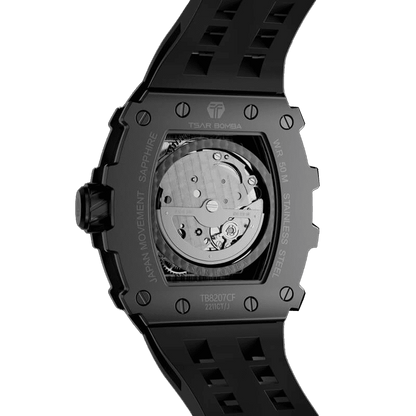 Tsarbomba TB8207CF Automatic Watch Carbon Fiber Black
