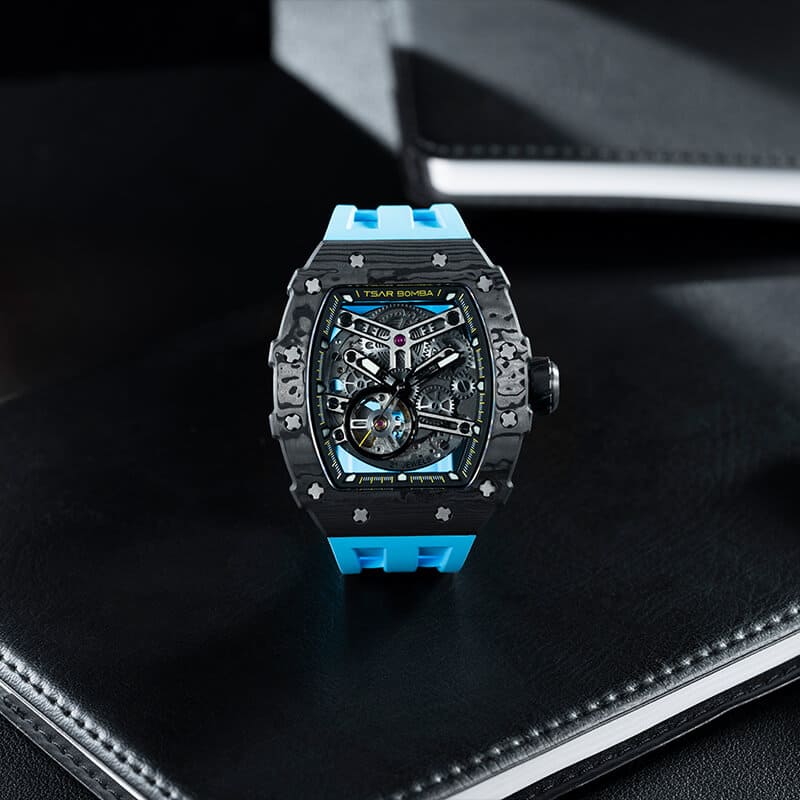 TSAR BOMBA TB8208CF Elemental Automatic Watch Carbon Fiber