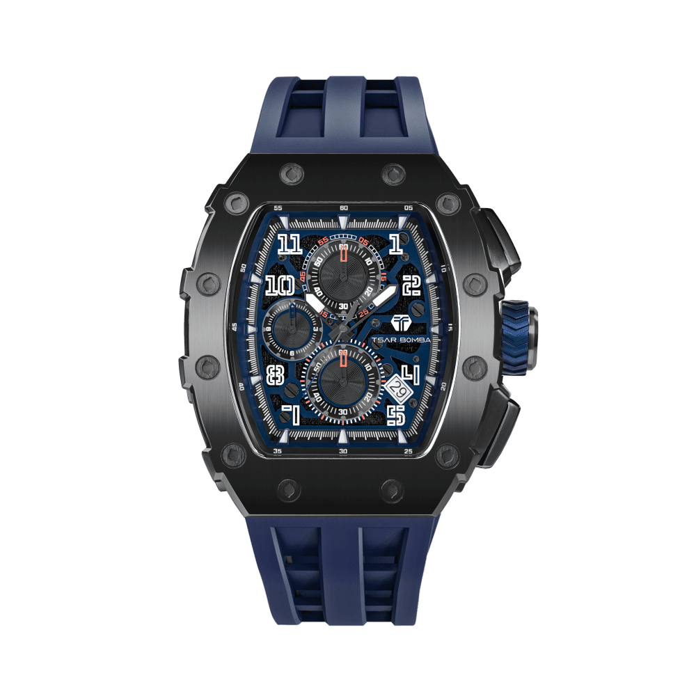 Tsar Bomba Elemental TB8204Q Quartz Watch Stainless Steel Case