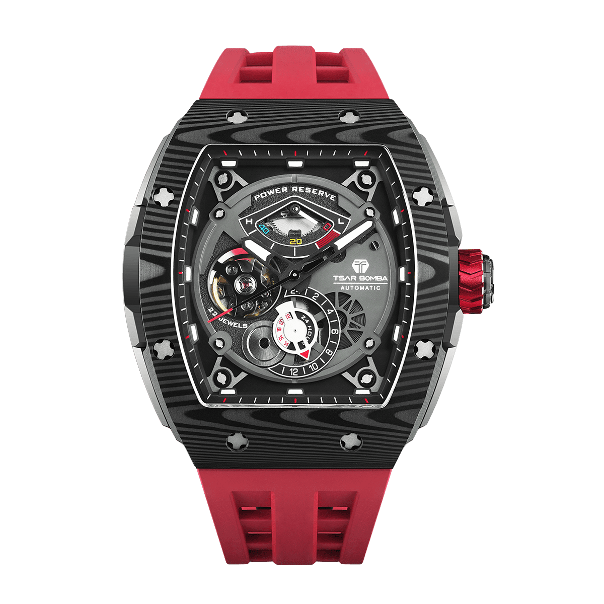 Tsarbomba Elemental TB8210CF Mechanical Carbon Fiber Watch