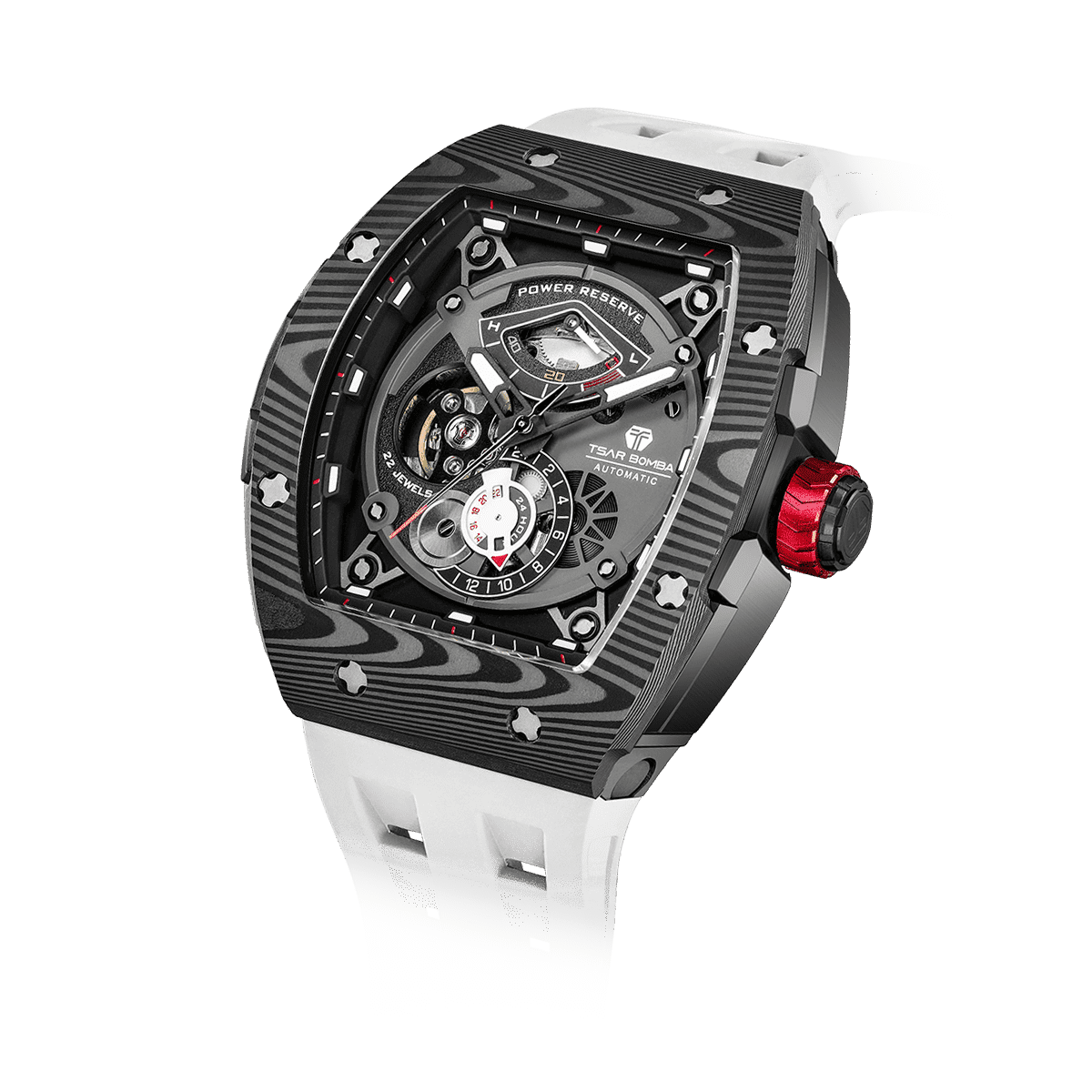Tsarbomba Elemental TB8210CF Mechanical Carbon Fiber Watch