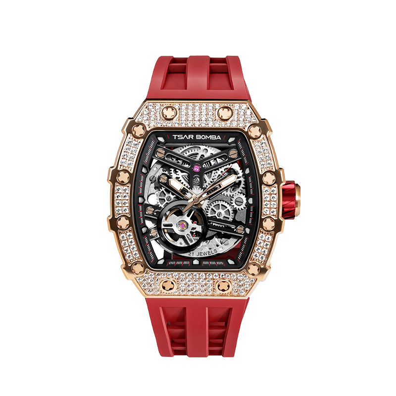 Tsarbomba TB8208D Automatic Watch Cubic Zirconia