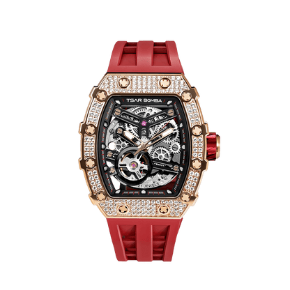 Tsarbomba TB8208D Automatic Watch Cubic Zirconia
