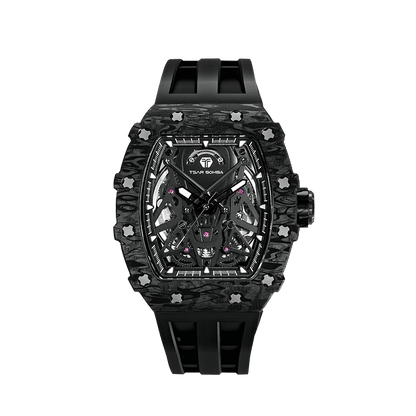 Tsarbomba TB8207CF Automatic Watch Carbon Fiber Black