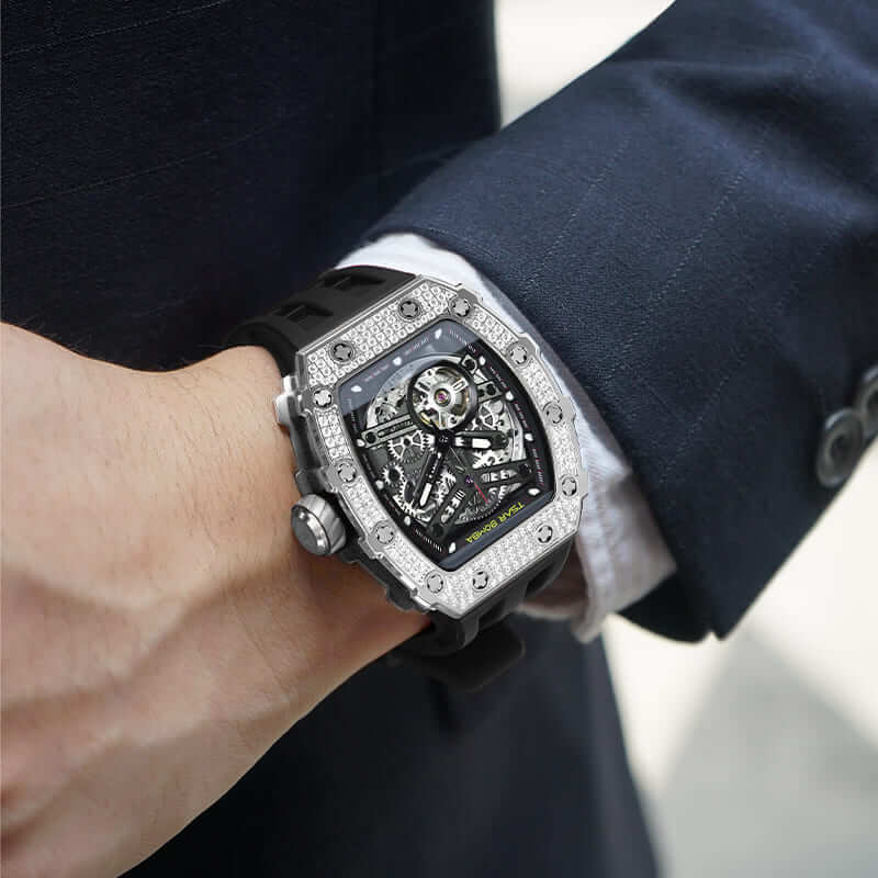 Tsarbomba TB8208D Automatic Watch Cubic Zirconia