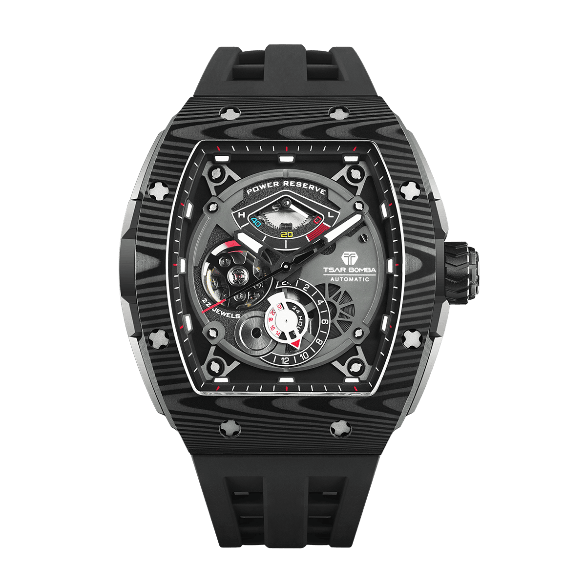 Tsarbomba Elemental TB8210CF Mechanical Carbon Fiber Watch