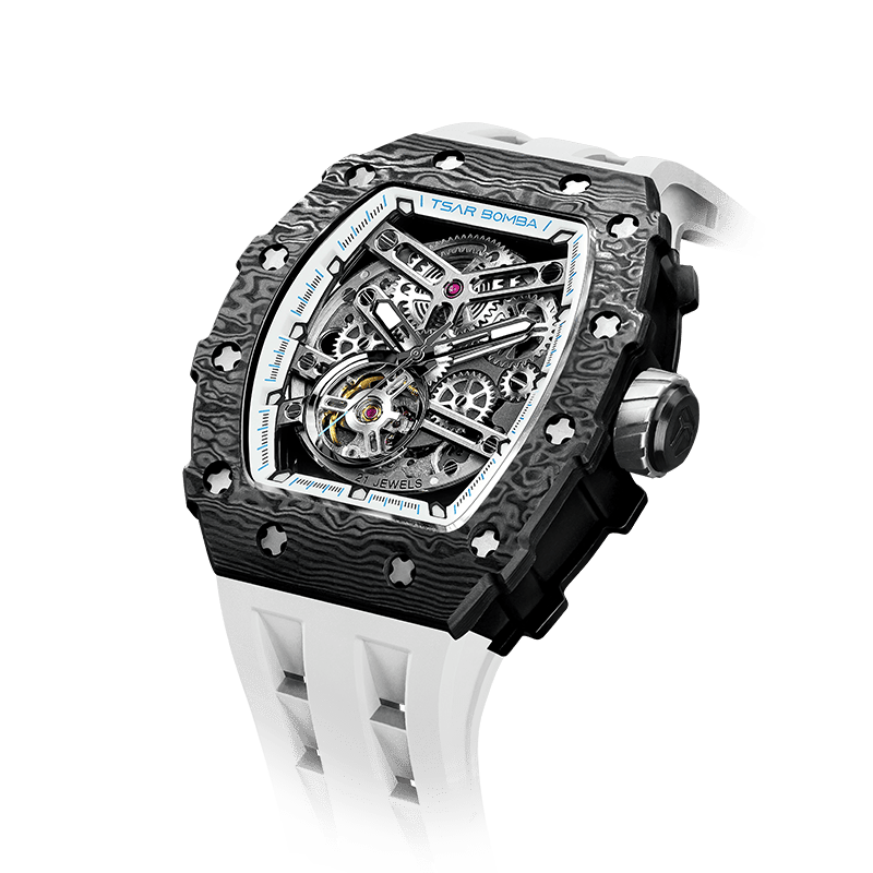 Tsarbomba Elemental TB8208CF Carbon Fiber Automatic Men's Watch