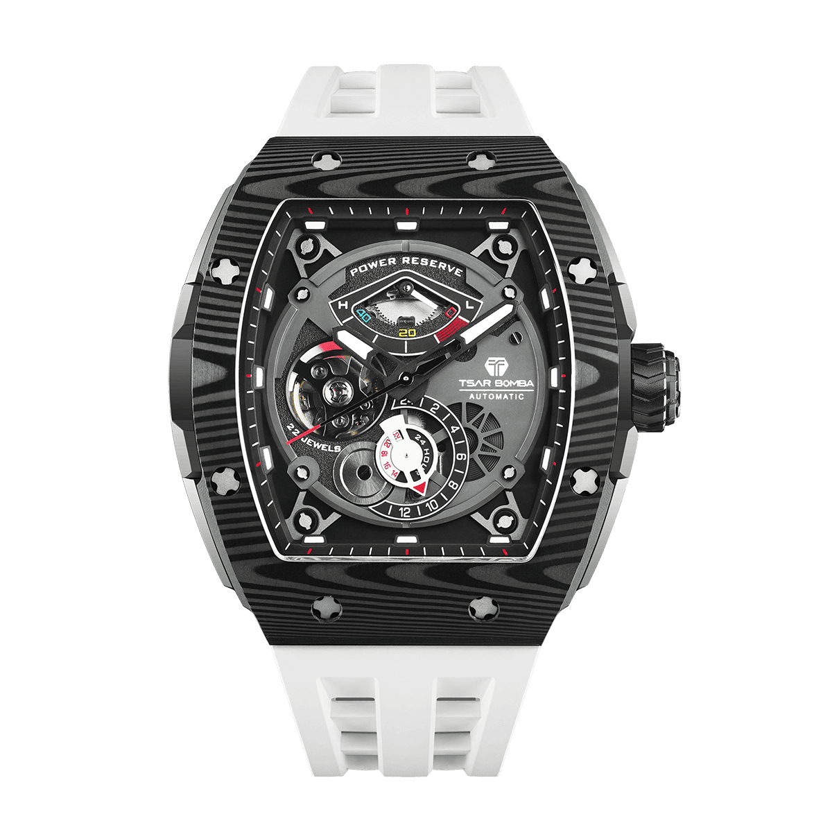 Tsarbomba Elemental TB8210CF Mechanical Carbon Fiber Watch