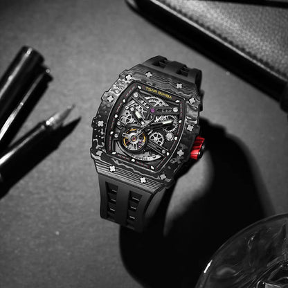 Tsarbomba Elemental TB8208CF Carbon Fiber Automatic Men's Watch