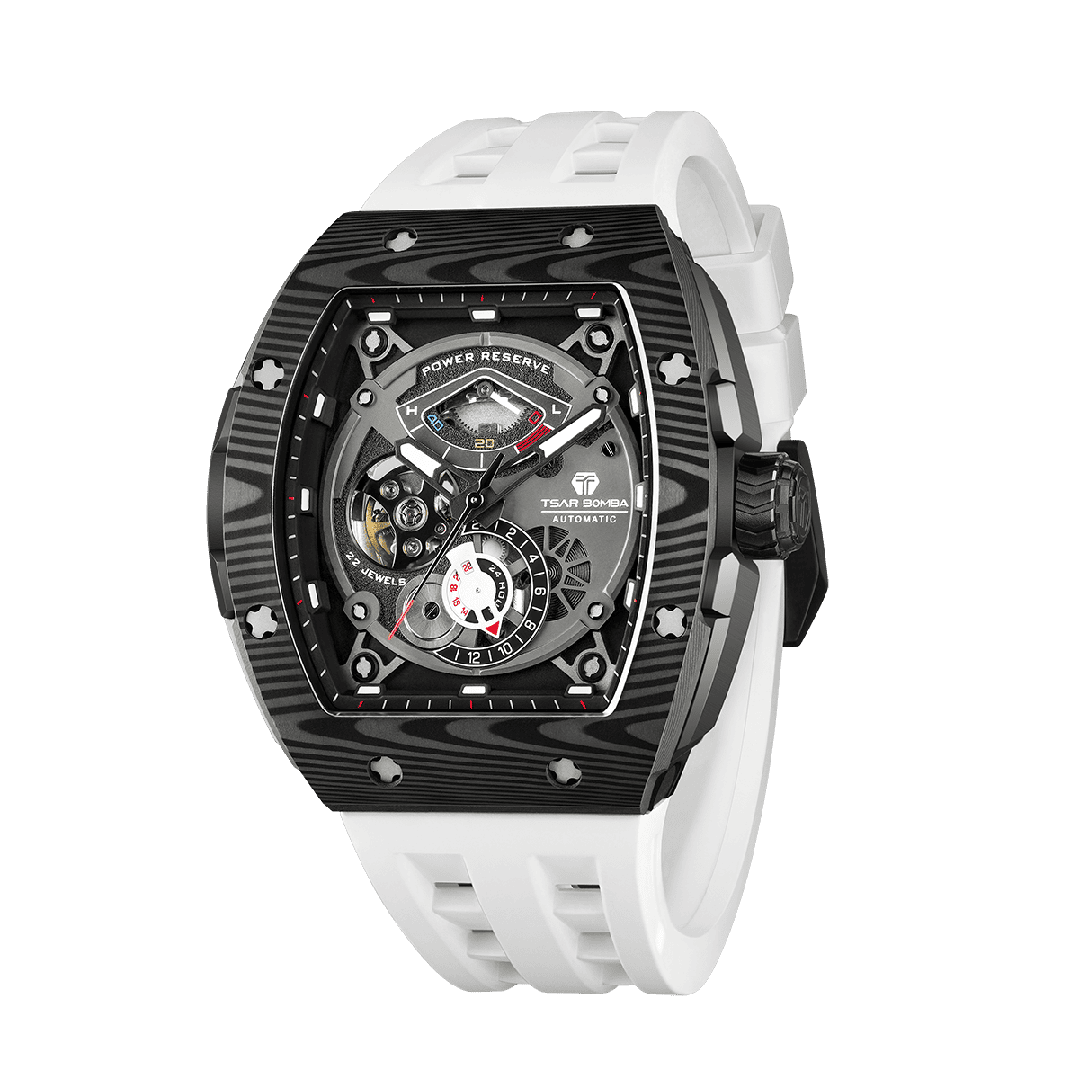 Tsarbomba Elemental TB8210CF Mechanical Carbon Fiber Watch