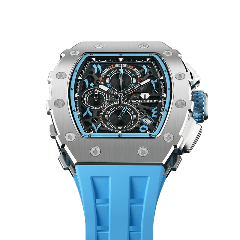 Tsarbomba Elemental TB8204Q Stainless Steel Quartz Chronograph Watch