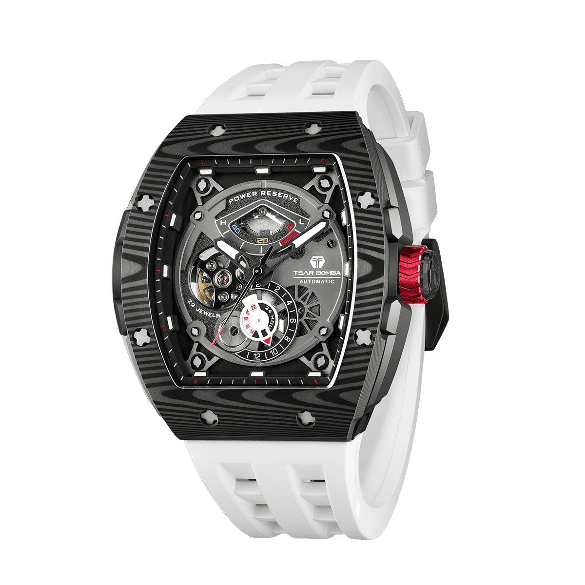 Tsarbomba Elemental TB8210CF Mechanical Carbon Fiber Watch