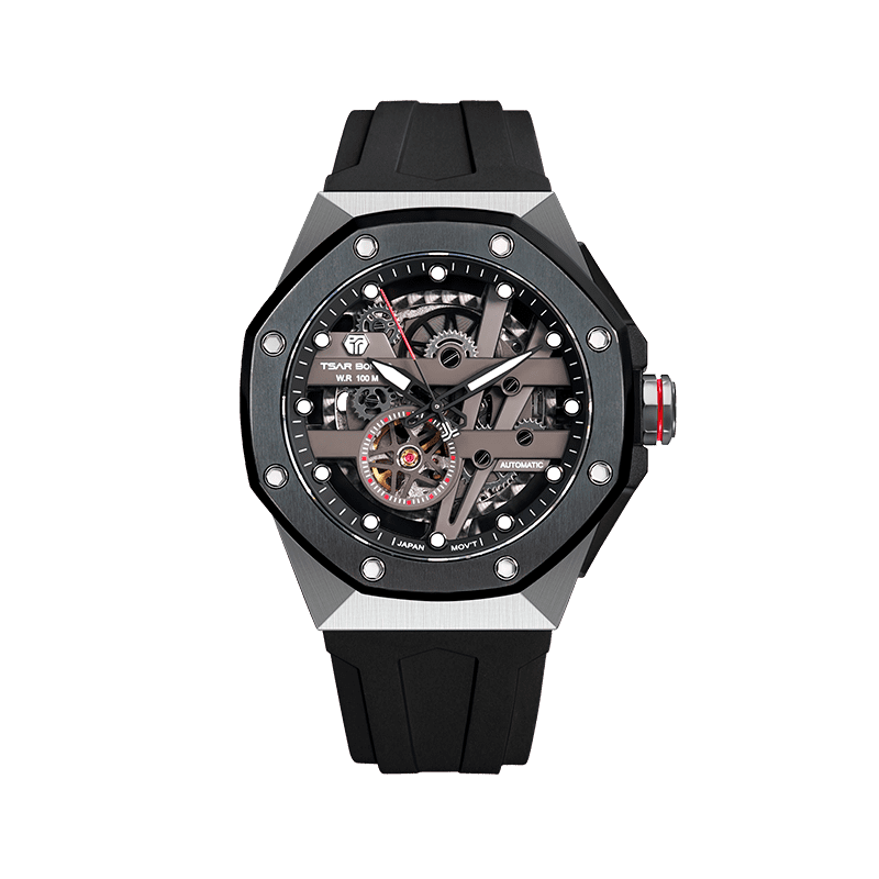 Tsarbomba TB8803A Automatic Skeleton Sports Watch