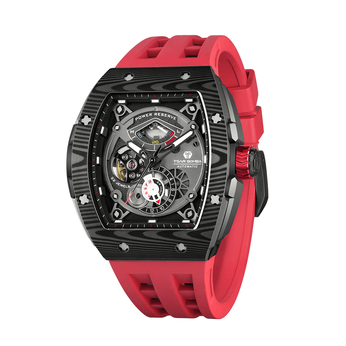 Tsarbomba Elemental TB8210CF Mechanical Carbon Fiber Watch